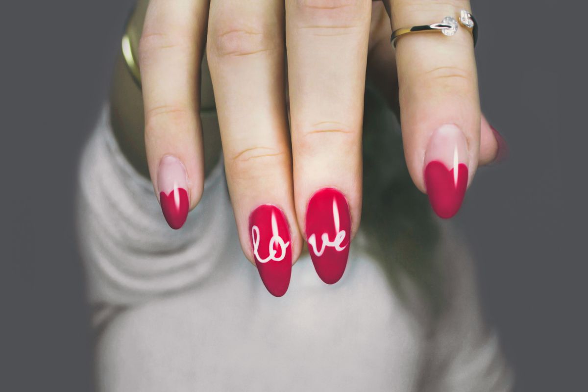 Nail art detail at Buttercup by Haru